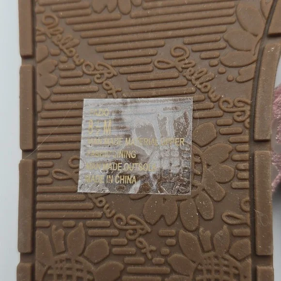 Yellow box‎ flip flops FAZIO COLOR BRONZE 8.5 MEDIUM WIDTH - Picture 6 of 6